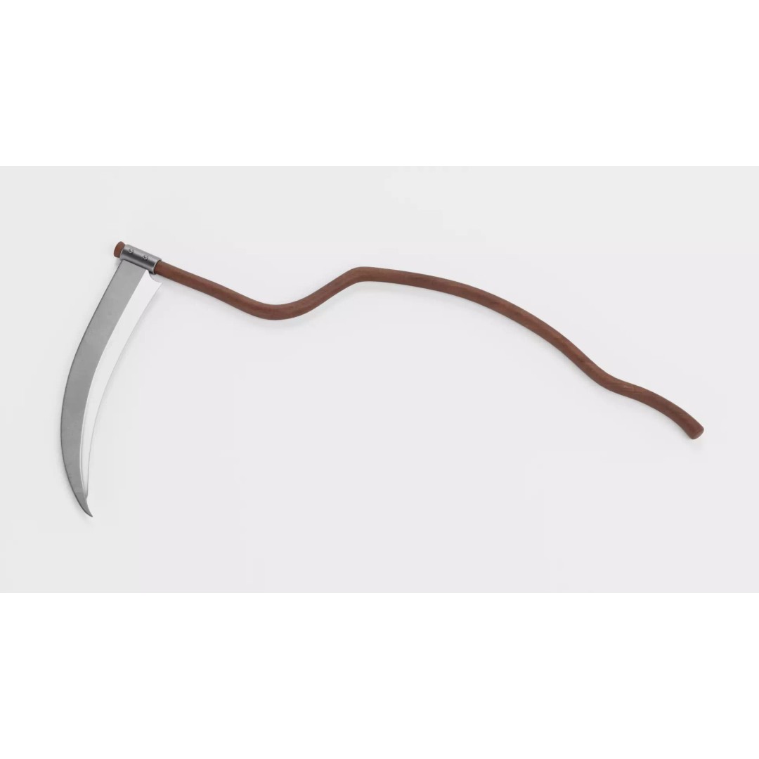 Scythe 3D Model – Realistic Low Poly Tool for Fantasy Scenes - View 5