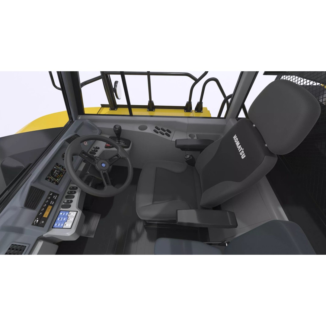 Komatsu HM300-5 3D Model – High Poly Articulated Dump Truck, PBR