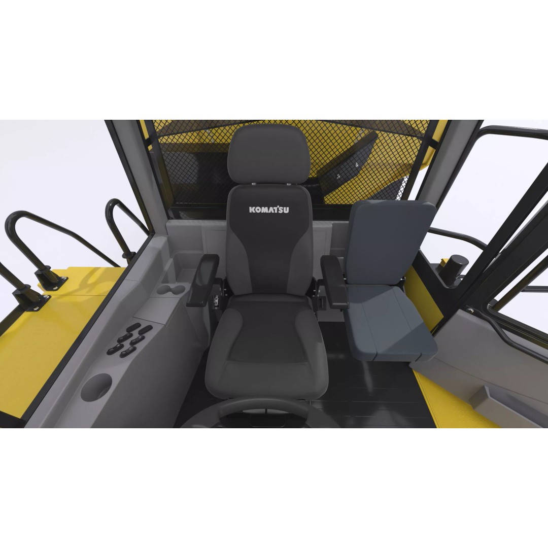 Komatsu HM300-5 3D Model – High Poly Articulated Dump Truck, PBR - View 10