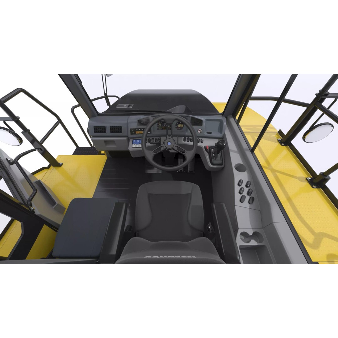 Komatsu HM300-5 3D Model – High Poly Articulated Dump Truck, PBR - View 23