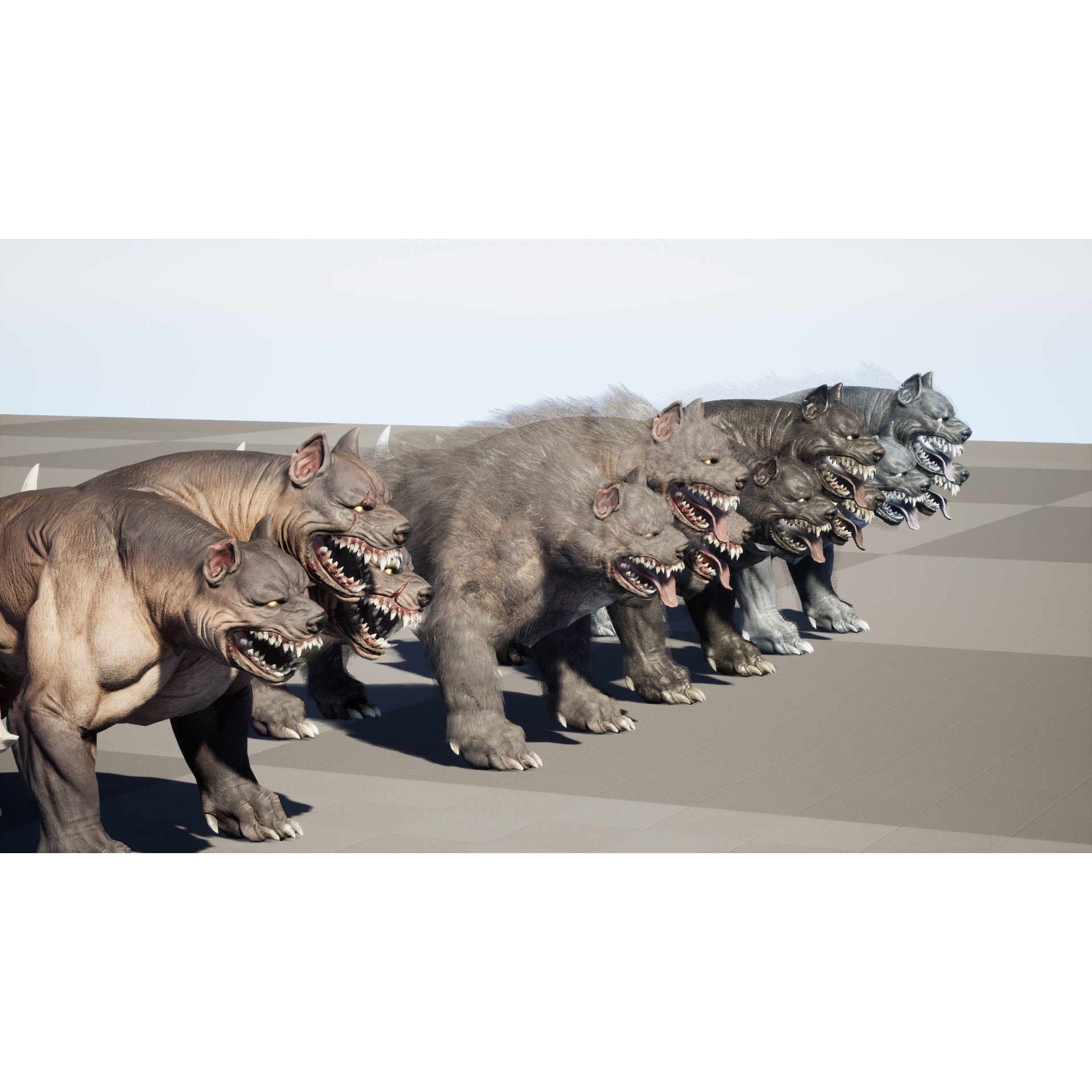 Cerberus - Low-Poly Game-Ready 3D Model