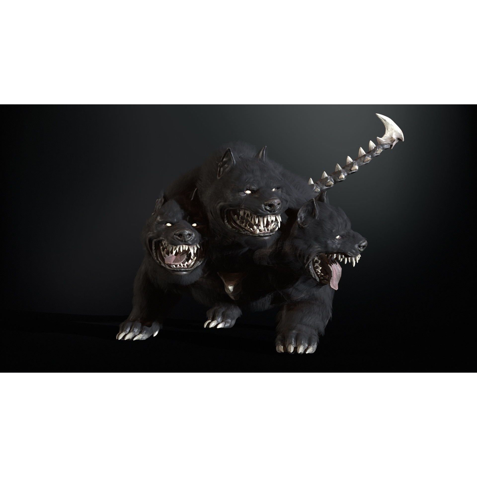 Cerberus - Low-Poly Game-Ready 3D Model - View 29