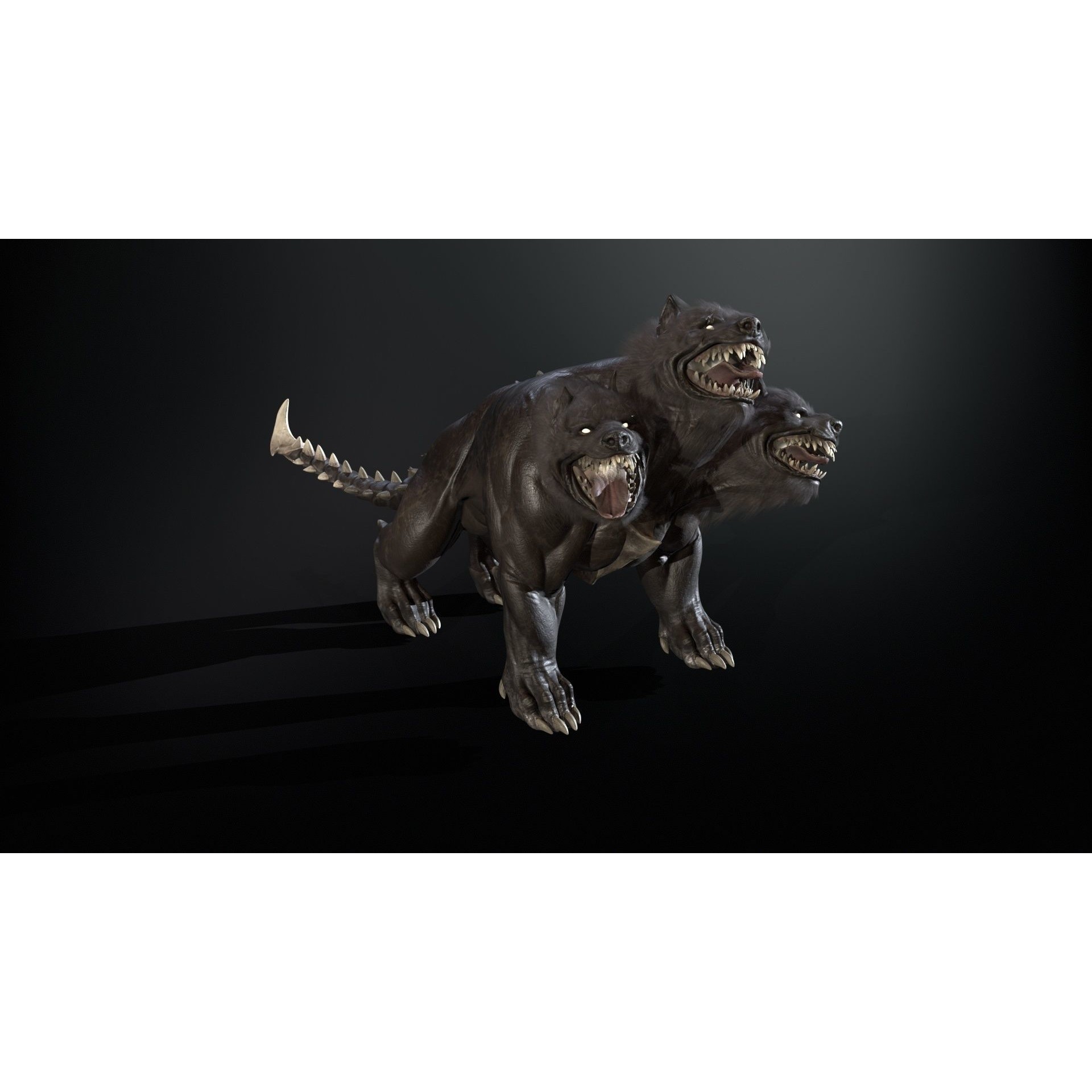 Cerberus - Low-Poly Game-Ready 3D Model - View 37