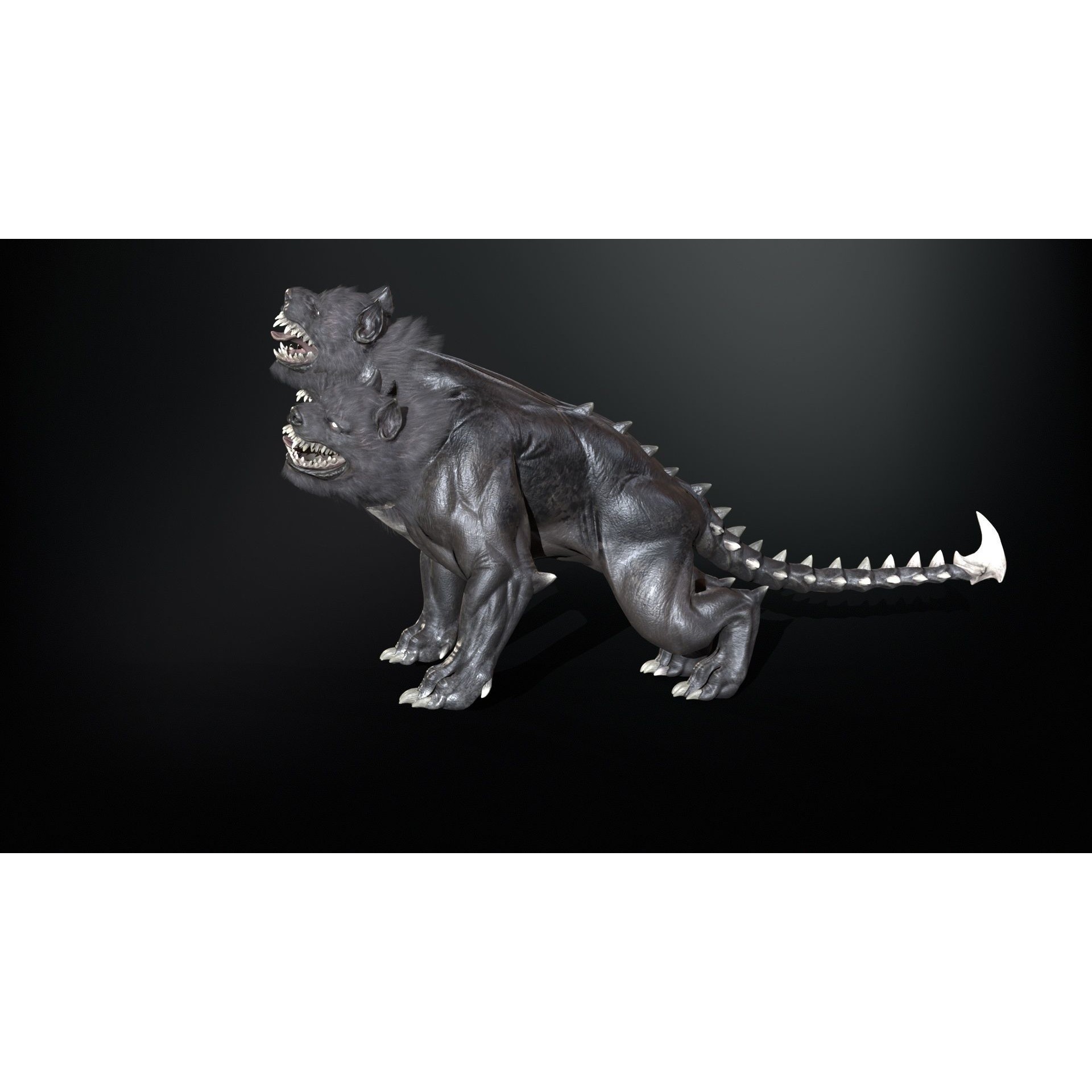 Cerberus - Low-Poly Game-Ready 3D Model - View 38
