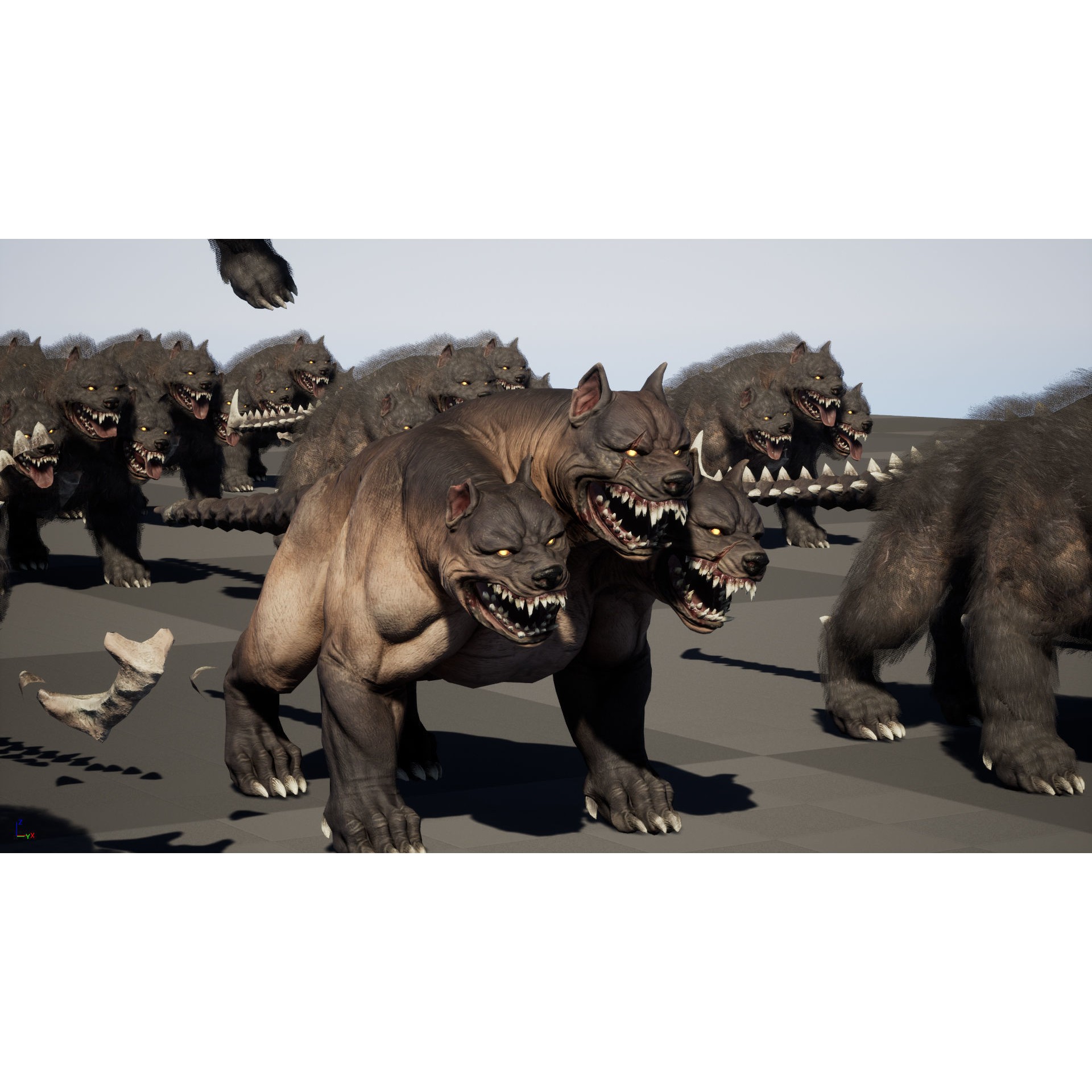 Cerberus - Low-Poly Game-Ready 3D Model - View 59