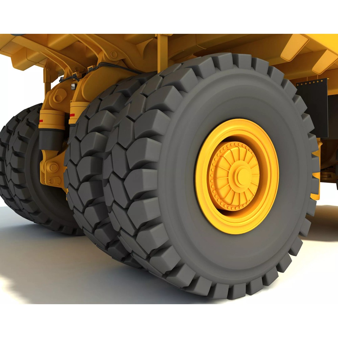 Mining Machinery 3D Model – High Poly Industrial Vehicles, FBX, OBJ - View 14