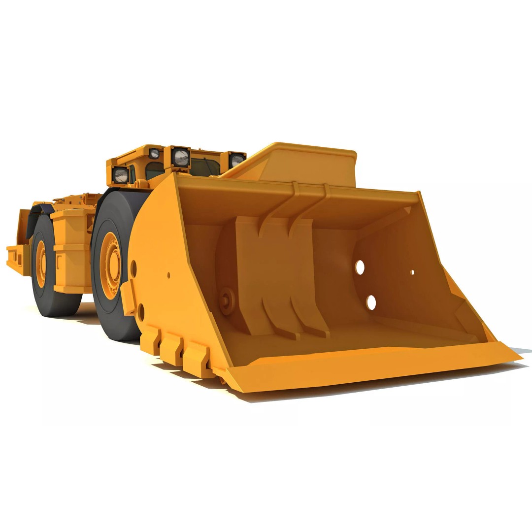 Mining Machinery 3D Model – High Poly Industrial Vehicles, FBX, OBJ - View 52