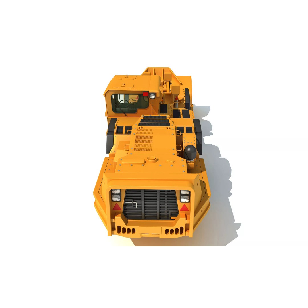 Mining Machinery 3D Model – High Poly Industrial Vehicles, FBX, OBJ - View 53
