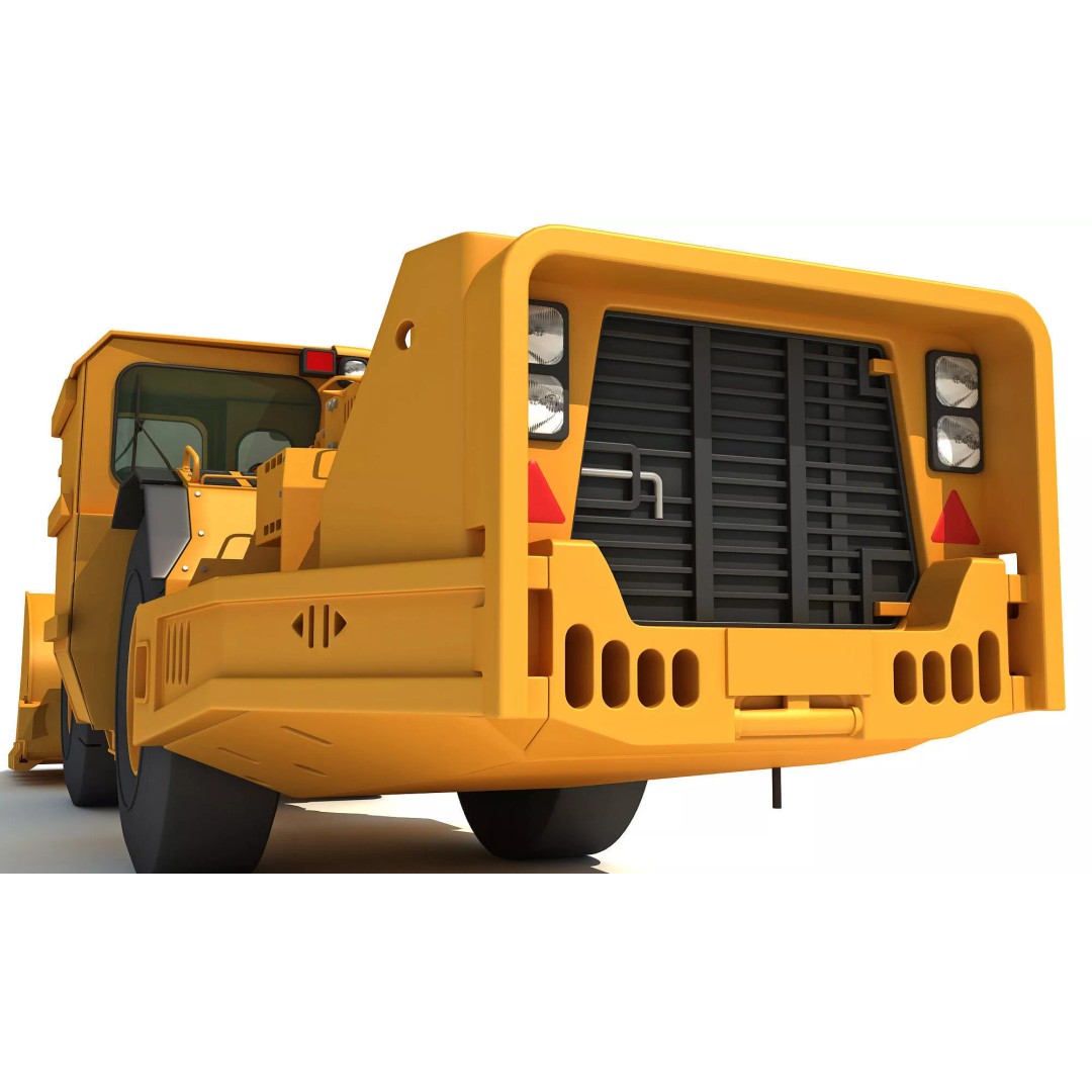 Mining Machinery 3D Model – High Poly Industrial Vehicles, FBX, OBJ - View 61