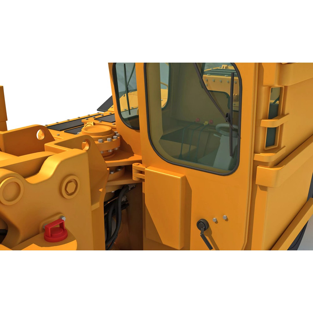 Mining Machinery 3D Model – High Poly Industrial Vehicles, FBX, OBJ - View 62