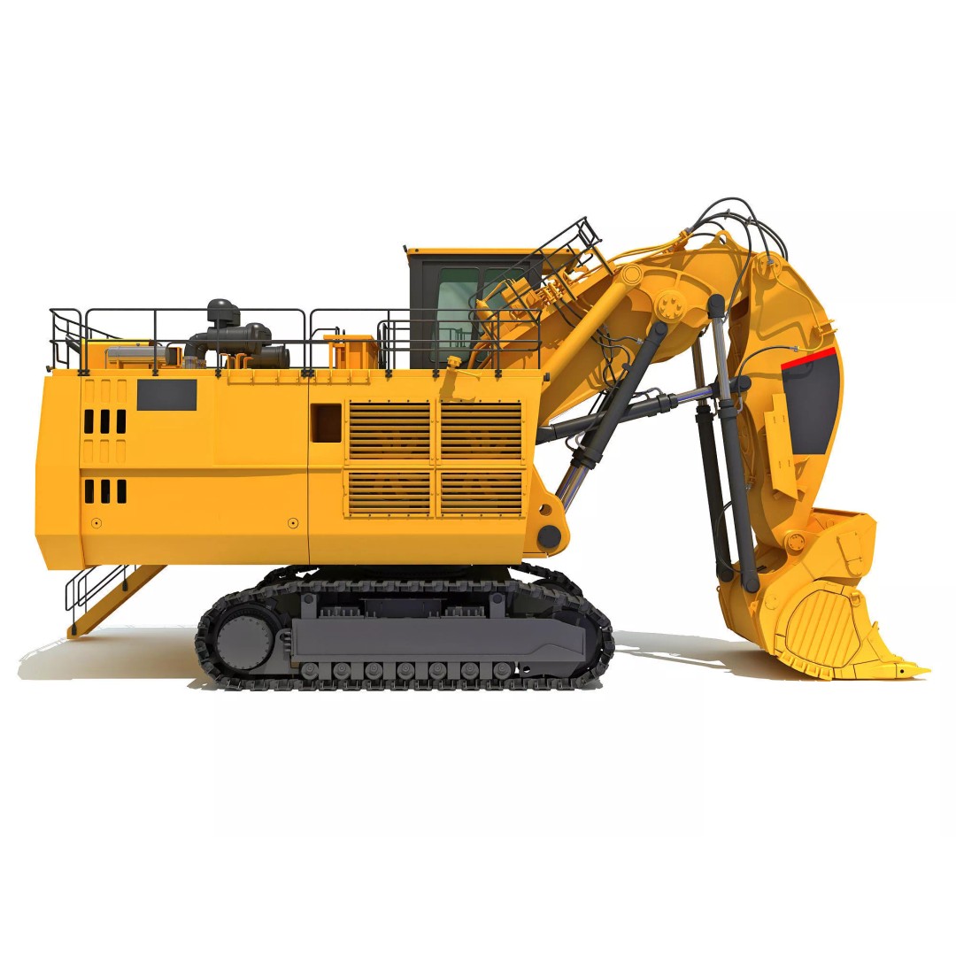 Mining Machinery 3D Model – High Poly Industrial Vehicles, FBX, OBJ - View 71