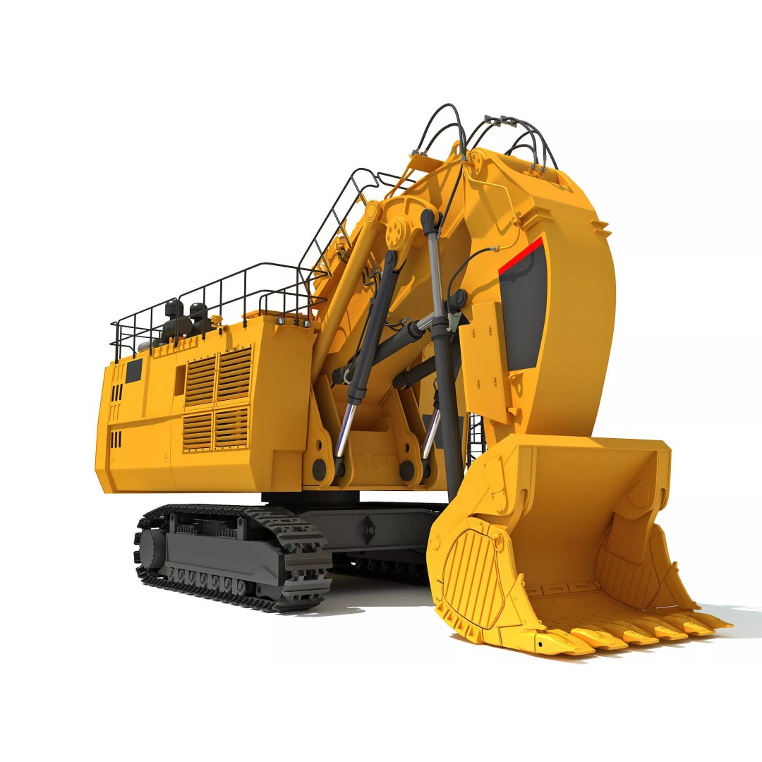 Mining Machinery 3D Model – High Poly Industrial Vehicles, FBX, OBJ - View 72