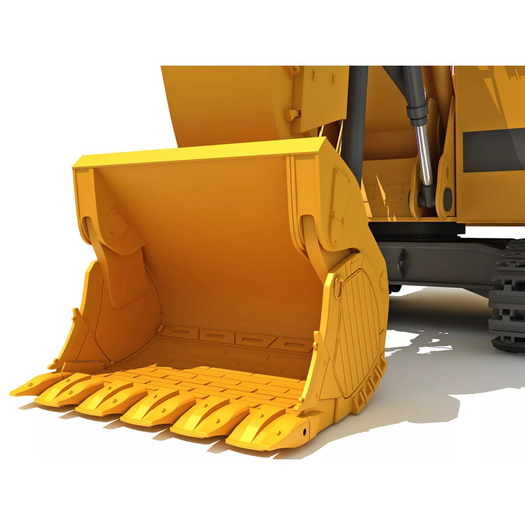 Mining Machinery 3D Model – High Poly Industrial Vehicles, FBX, OBJ - View 81