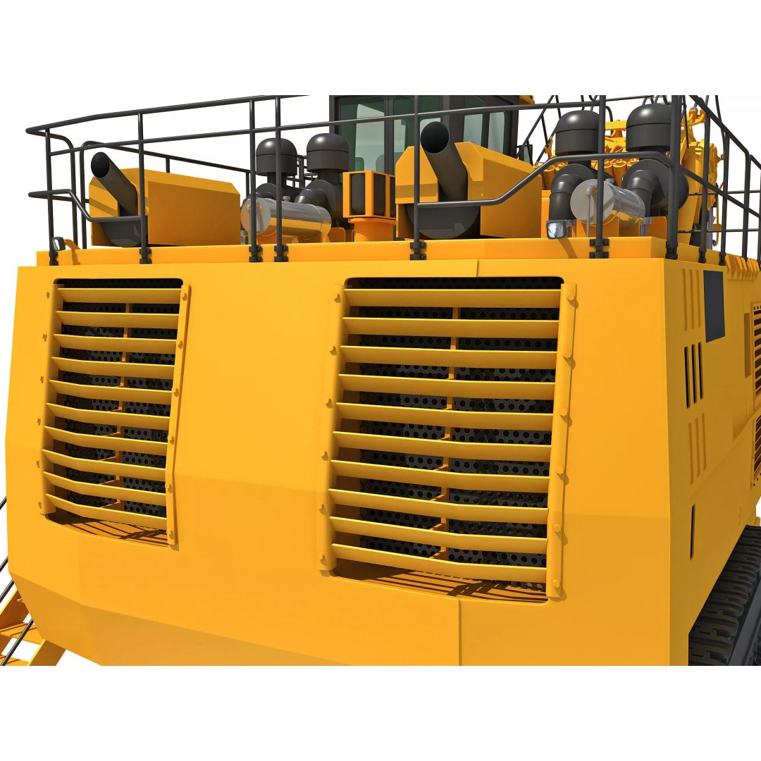 Mining Machinery 3D Model – High Poly Industrial Vehicles, FBX, OBJ - View 82