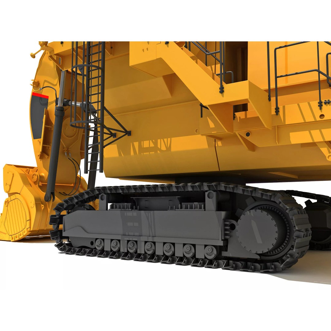 Mining Machinery 3D Model – High Poly Industrial Vehicles, FBX, OBJ - View 84
