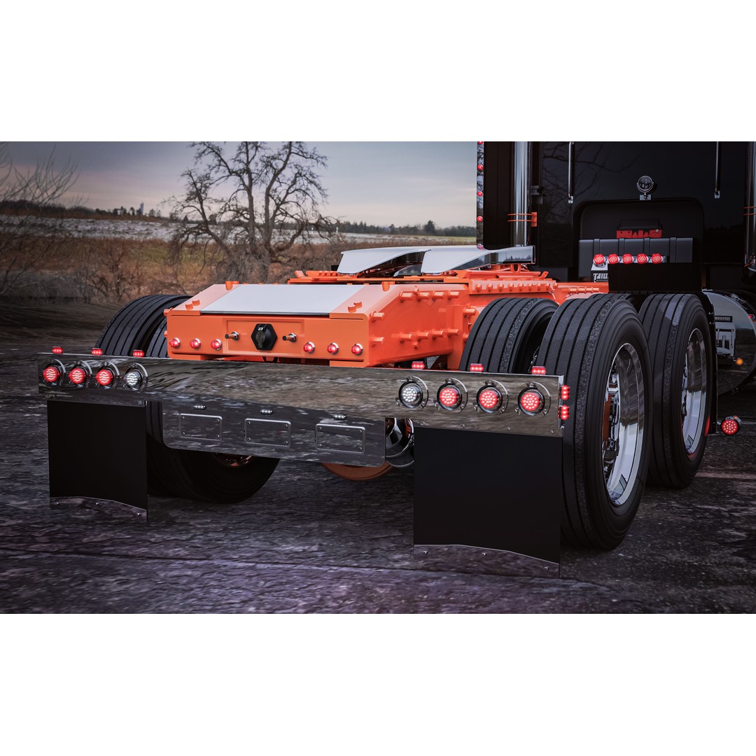 International 9600 Cabover Truck 3D Model – Custom JD Edition, FBX - View 8