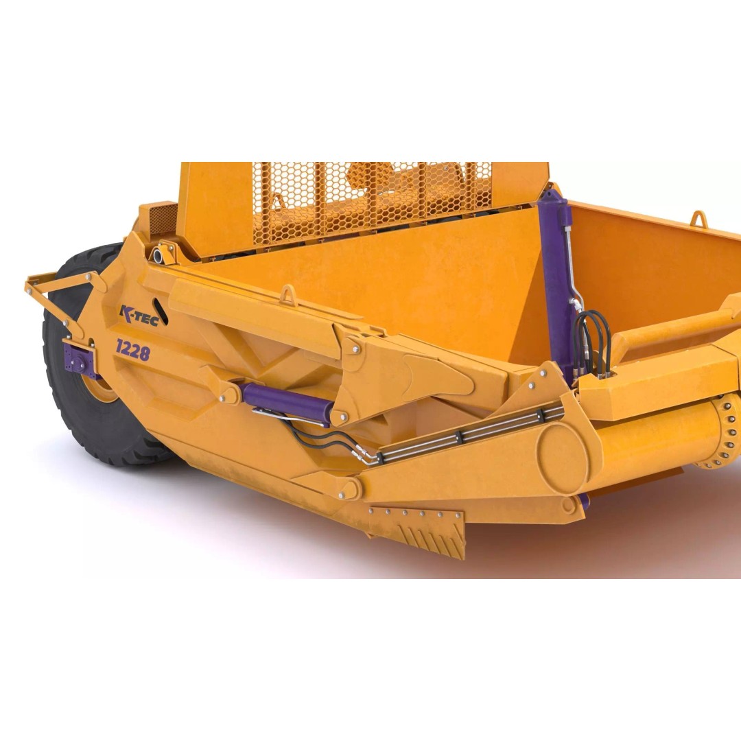 K-Tec Direct Mount Scrapers 1228 3D Model – High Poly PBR Asset, FBX & OBJ - View 10