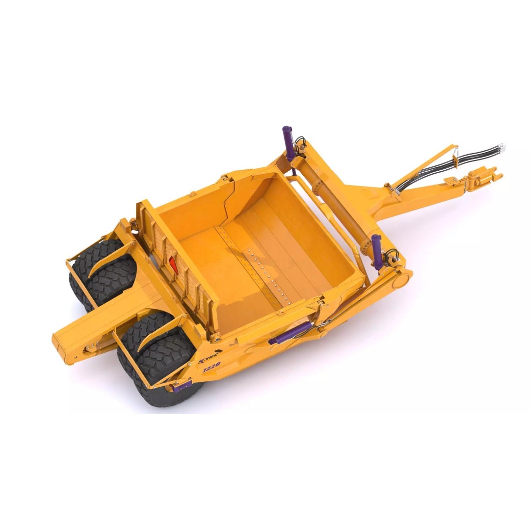 K-Tec Direct Mount Scrapers 1228 3D Model – High Poly PBR Asset, FBX & OBJ - View 15