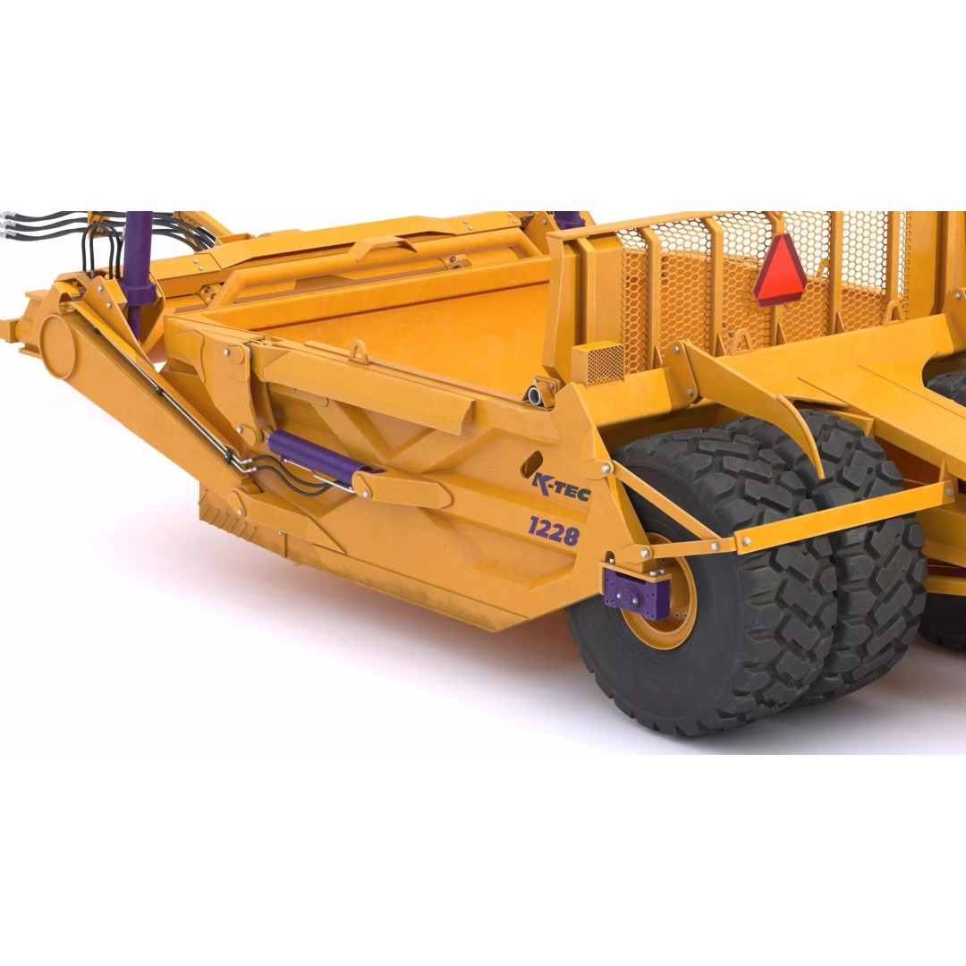 K-Tec Direct Mount Scrapers 1228 3D Model – High Poly PBR Asset, FBX & OBJ - View 19