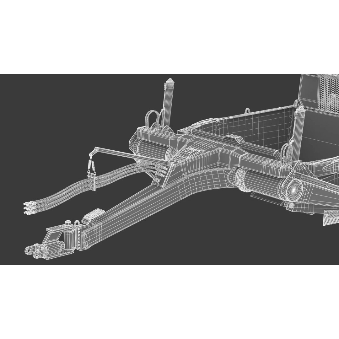 K-Tec Direct Mount Scrapers 1228 3D Model – High Poly PBR Asset, FBX & OBJ - View 25