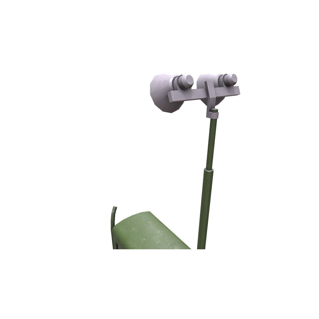 Trailer Light Tower 3D Model – Low Poly PBR Game Asset, FBX & OBJ - View 17