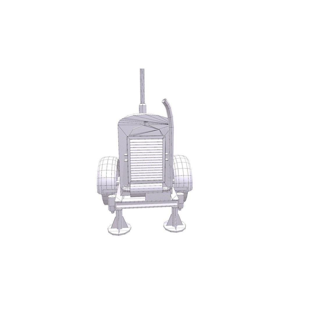Trailer Light Tower 3D Model – Low Poly PBR Game Asset, FBX & OBJ - View 22