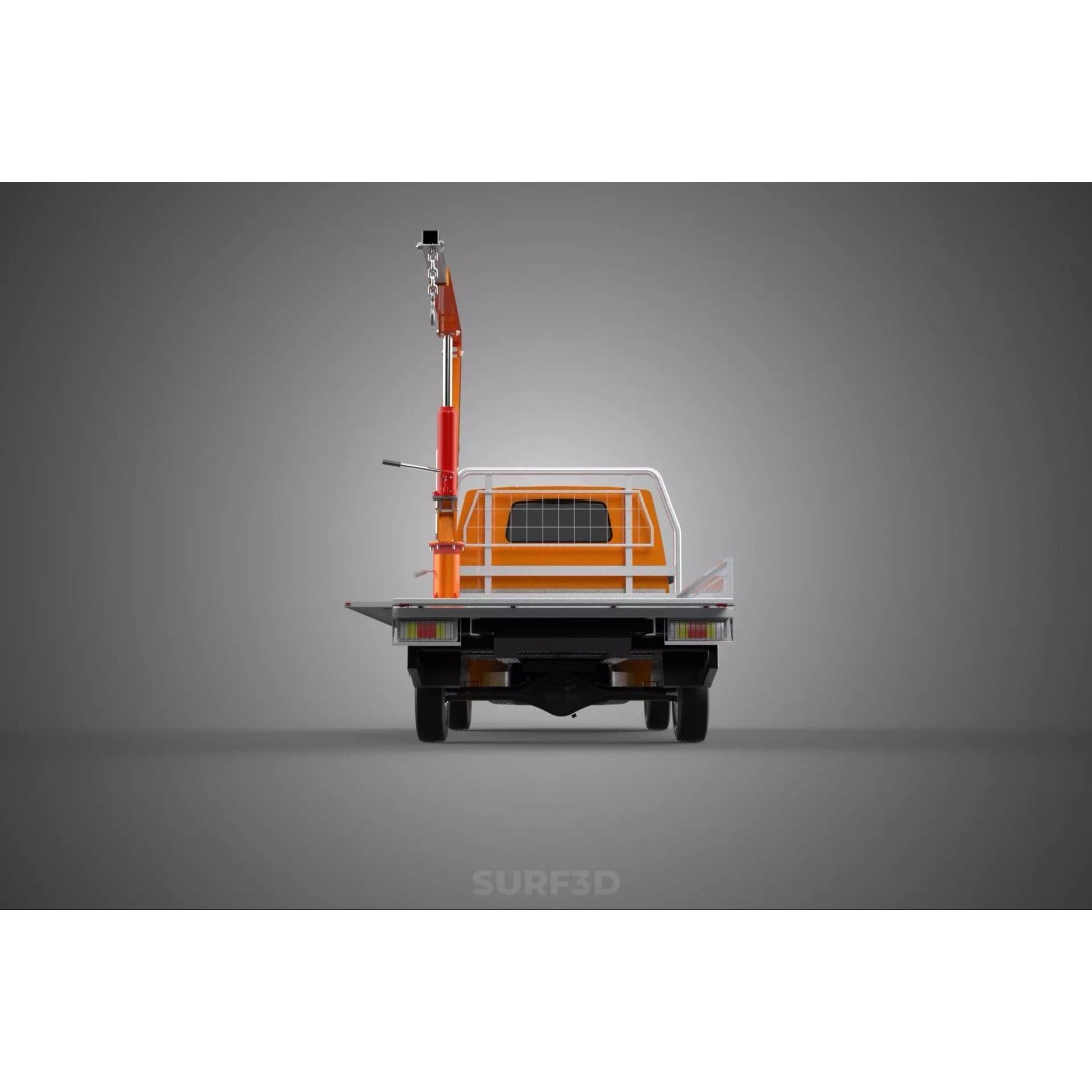 Shipment Foldable Hydraulic Lift Jib Crane 3D Model – Industrial Vehicle, FBX, PBR - View 20