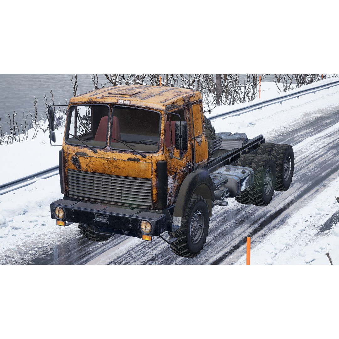 Levo M6970 Truck 3D Model – Low Poly Game Asset, FBX, Unreal Engine - View 12