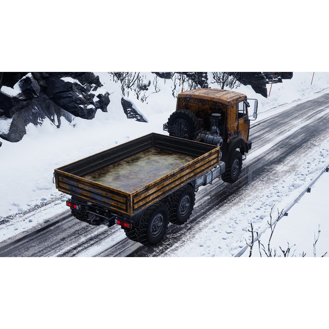 Levo M6970 Truck 3D Model – Low Poly Game Asset, FBX, Unreal Engine - View 17