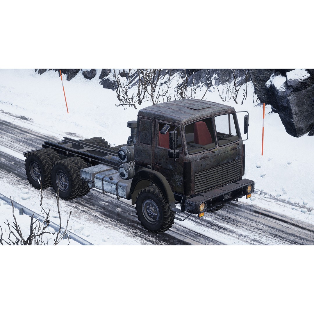 Levo M6970 Truck 3D Model – Low Poly Game Asset, FBX, Unreal Engine - View 7