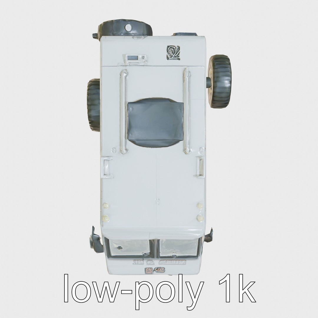 Polar Traverse Machine 3D Model – Low Poly Industrial Vehicle, FBX - View 15