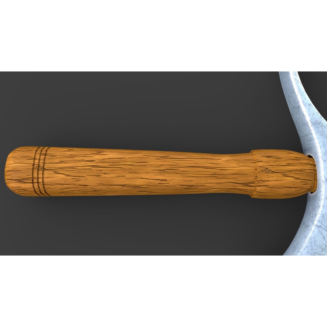 Shoe Hammer 3D Model – Low Poly Industrial Tool with PBR Textures