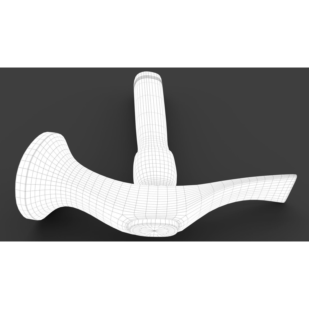 Shoe Hammer 3D Model – Low Poly Industrial Tool with PBR Textures - View 11