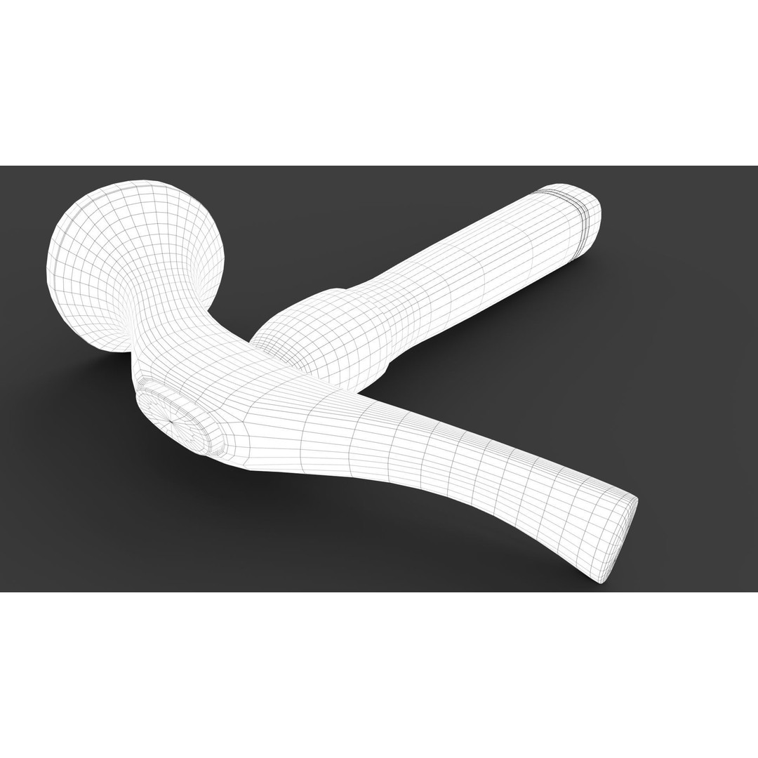 Shoe Hammer 3D Model – Low Poly Industrial Tool with PBR Textures - View 13