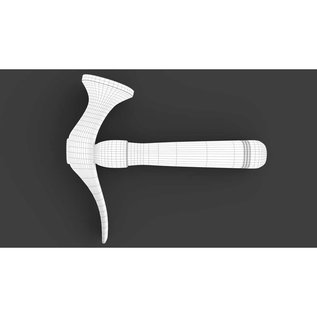 Shoe Hammer 3D Model – Low Poly Industrial Tool with PBR Textures - View 23