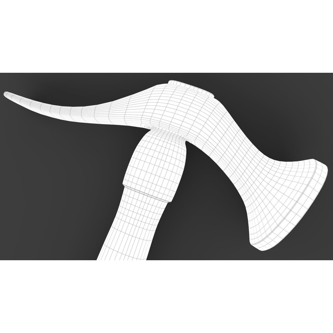 Shoe Hammer 3D Model – Low Poly Industrial Tool with PBR Textures - View 25