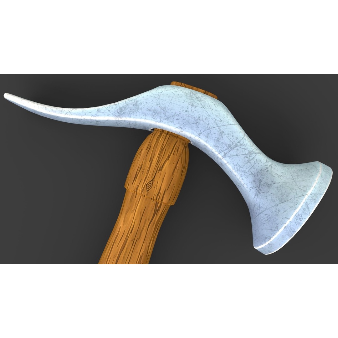 Shoe Hammer 3D Model – Low Poly Industrial Tool with PBR Textures - View 50