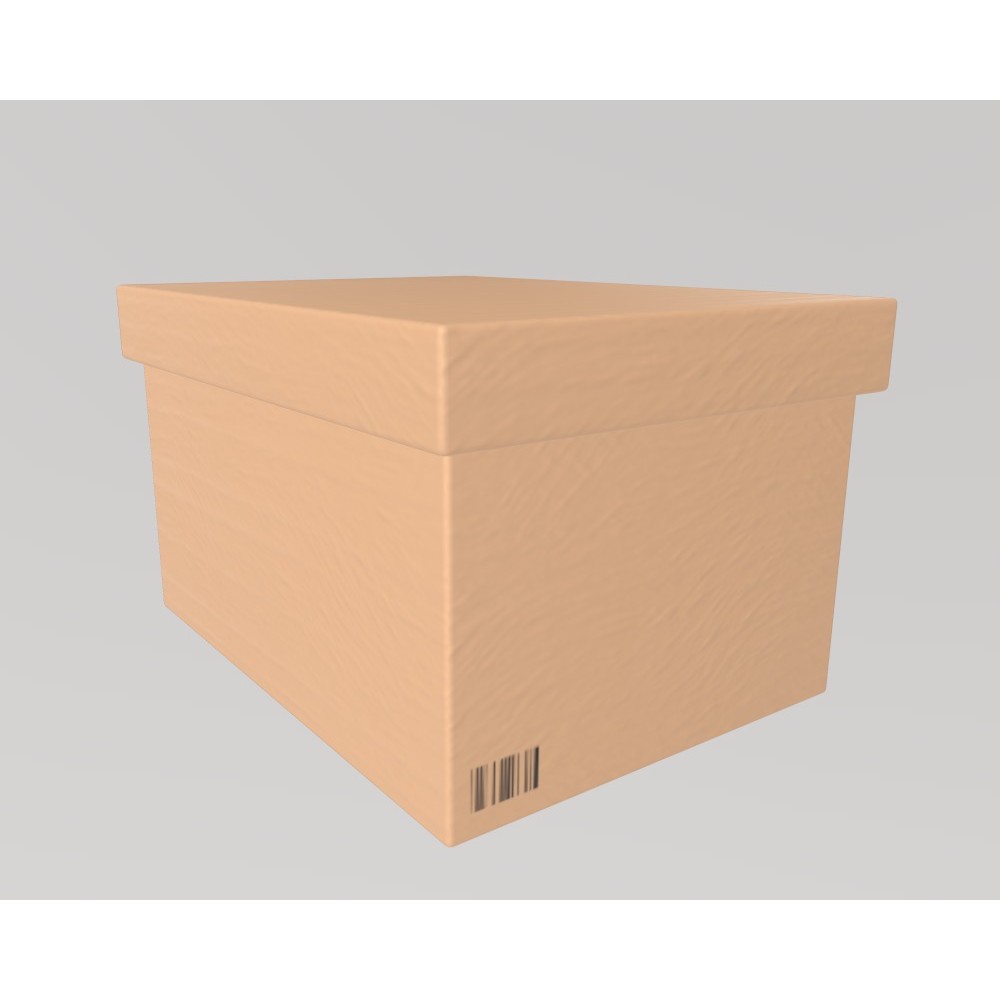 Stylized Hand Truck 3D Model – Low Poly Delivery Asset, FBX - View 9