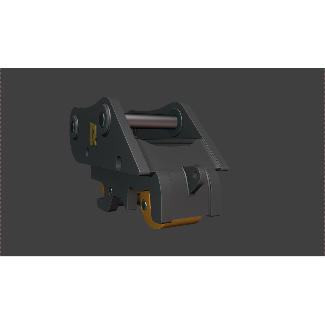 Rockland Excavator Attachment 3D Model – Low Poly Game Asset, FBX