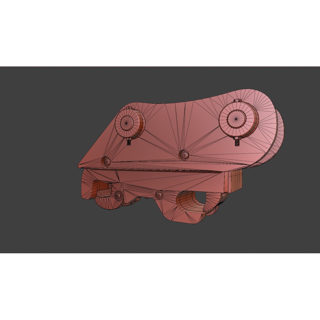 Rockland Excavator Attachment 3D Model – Low Poly Game Asset, FBX - View 11