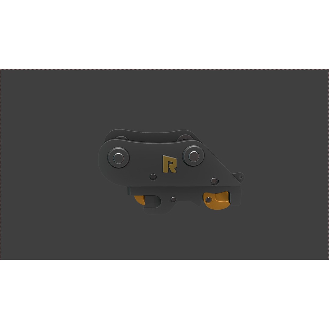 Rockland Excavator Attachment 3D Model – Low Poly Game Asset, FBX - View 15