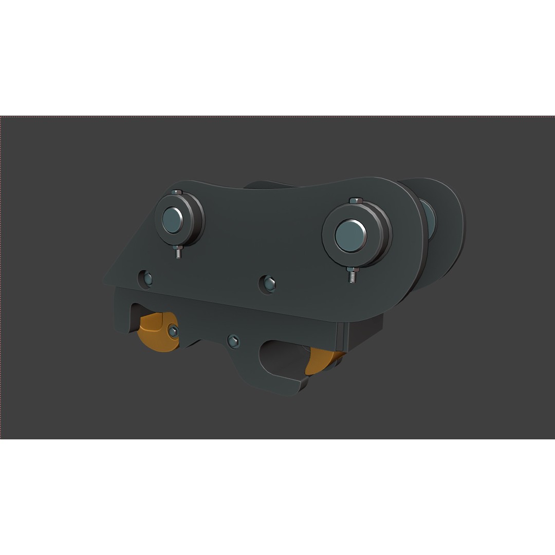 Rockland Excavator Attachment 3D Model – Low Poly Game Asset, FBX - View 17