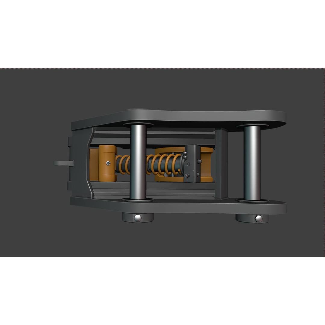 Rockland Excavator Attachment 3D Model – Low Poly Game Asset, FBX - View 19