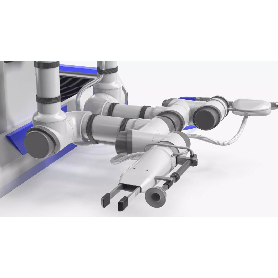 Robotic Fueling Arm Station 3D Model – Industrial Automated Fuel Dispenser - View 10