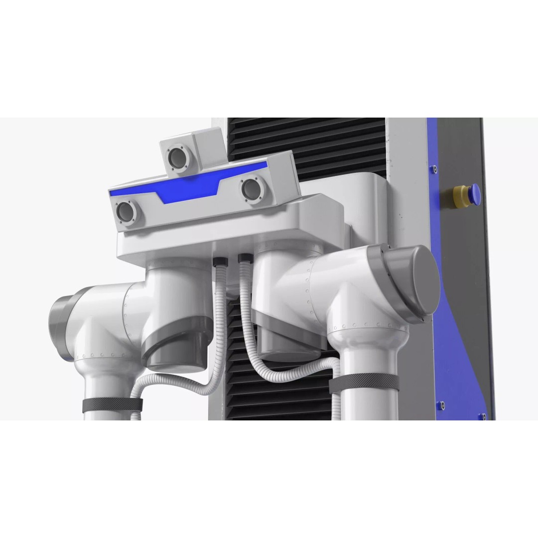 Robotic Fueling Arm Station 3D Model – Industrial Automated Fuel Dispenser - View 11