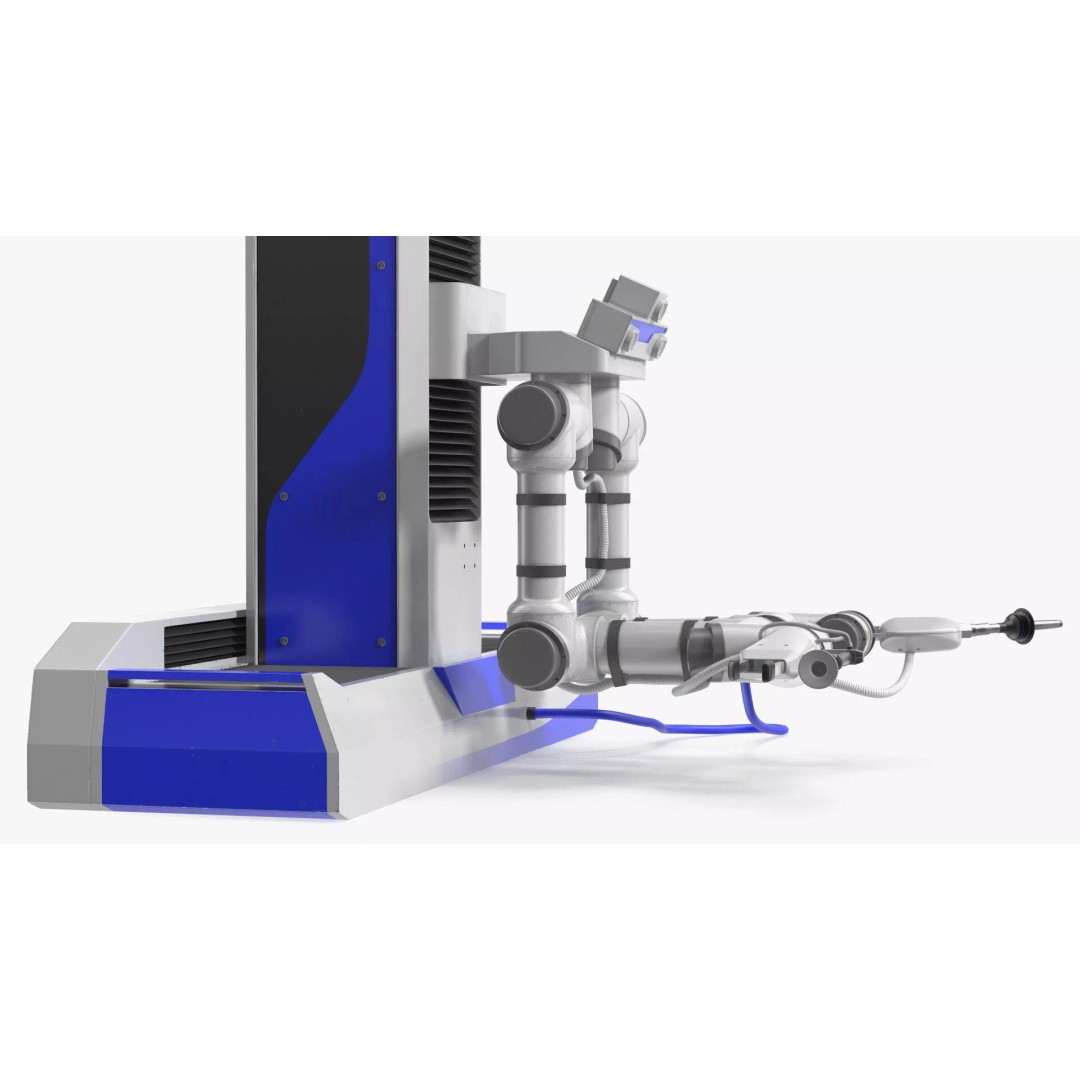 Robotic Fueling Arm Station 3D Model – Industrial Automated Fuel Dispenser - View 7