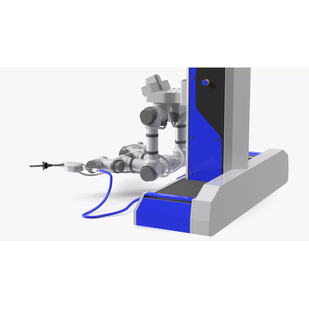 Robotic Fueling Arm Station 3D Model – Industrial Automated Fuel Dispenser - View 8