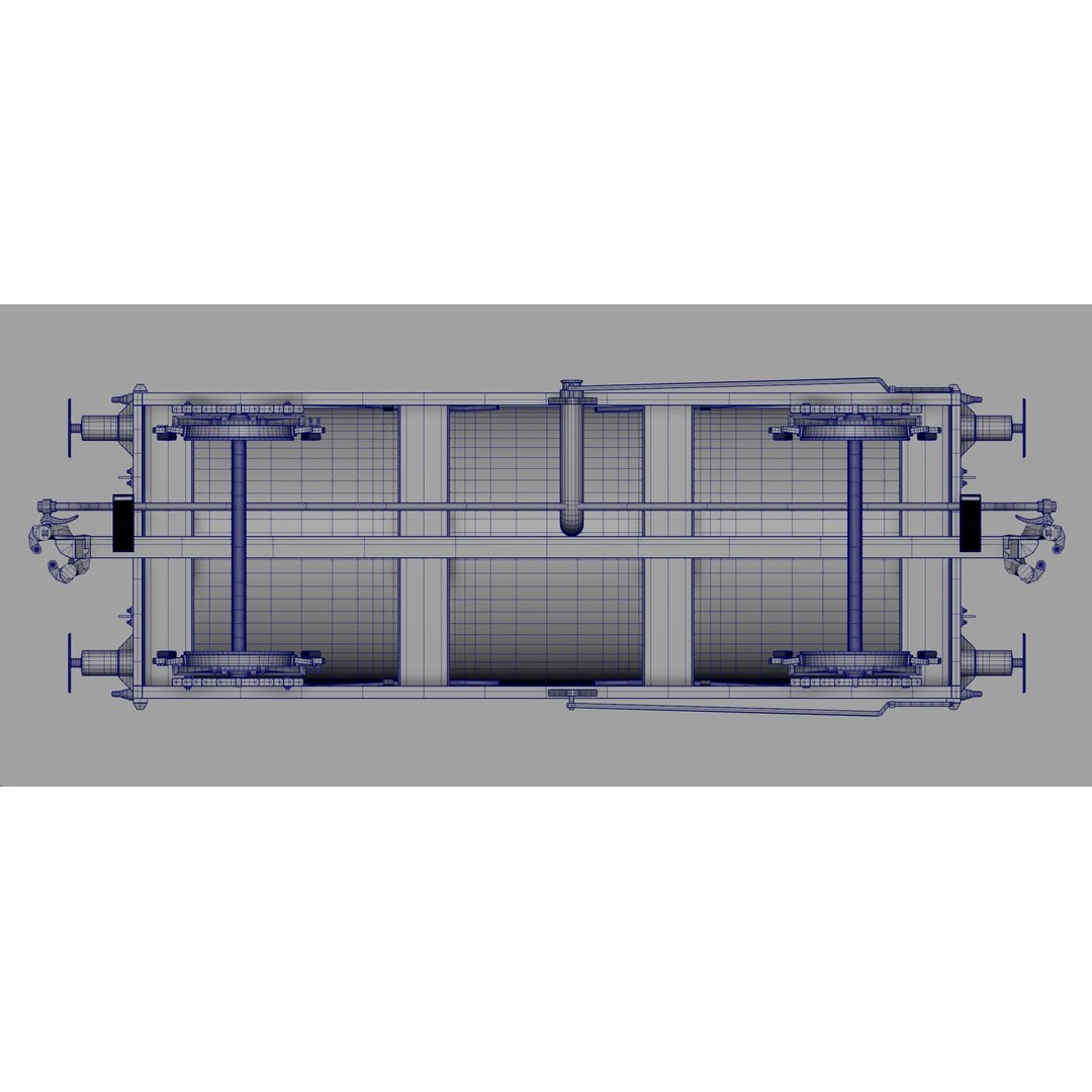 Rail Tanker 3D Model – High Poly PBR Asset, FBX Format - View 29