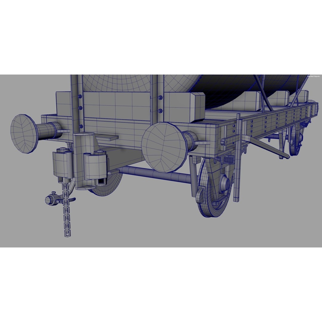 Rail Tanker 3D Model – High Poly PBR Asset, FBX Format - View 31