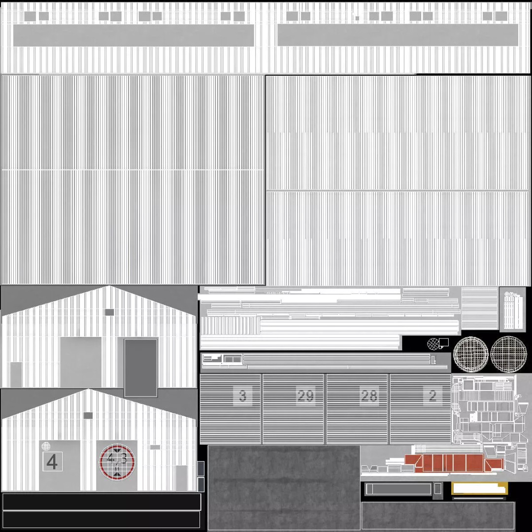 Industrial Workshop Building 3D Model – High Quality PBR Asset, FBX - View 13